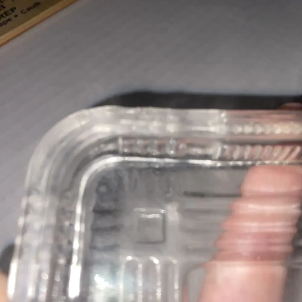 2-VTG Hazel Atlas Crisscross Clear Glass Square Refrigerator Dishes W/Lids 1930s